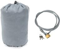 rampage products 1205 deluxe 4-layer breathable full car cover with lock, cable & storage bag - fits 1986-1994 suzuki samurai, grey logo