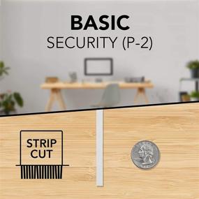 img 1 attached to 🔪 GBC ShredMaster Home Shredder PS06-02, Strip-Cut, 6 Sheets (1757402), Side-Facing, Compact Size 11.3" x 6.1" x 12.6