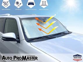 img 2 attached to Windshield ProMaster Reflector Sunscreen Accessories