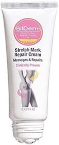 img 1 attached to 🔹 SilDerm Stretch Mark Repair Cream - 3.38 fl.oz / 100ml - 100 ml Size