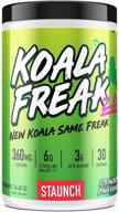 🐨 staunch koala freak 2.0 pre-workout powder (pina koala) - 30 servings of effective and premium energy boost logo