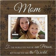 walnut distressed picture frame - malden international designs sun washed words - ideal for 4x6 photos - perfect gift for mom логотип