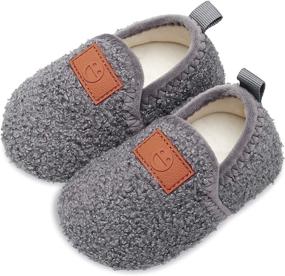 img 4 attached to Lisdwde Toddler Slippers: Lightweight Dinosaur Boys' Shoes for Maximum Comfort