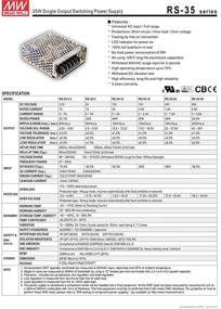 img 2 attached to 💡 MEAN WELL RS-35-12 AC-DC Power Supply, Single Output, 12V 3A 36W