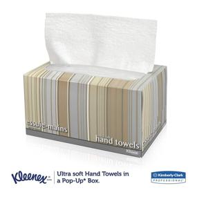 img 2 attached to Kleenex Ультра Мягкие Рушники (11268CT), Белые, Коробка с Всплывающей Клапаном, 70 рушников в коробке, Коробка из 18 Коробок