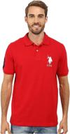 👕 стильные и удобные мужские рубашки u s polo assn solid pique: модный выбор одежды логотип