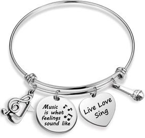 img 4 attached to EIGSO Bracelet Feelings Jewelry Musical