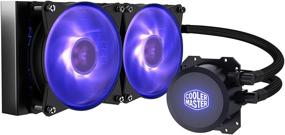 img 4 attached to Кулер Cooler Master ML240L RGB для процессора | Радиатор 240 мм, двухкамерный RGB насос, два вентилятора MF120R RGB | RGB-подсветка для AMD Ryzen/Intel Socket LGA1200/1151.