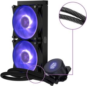 img 3 attached to Кулер Cooler Master ML240L RGB для процессора | Радиатор 240 мм, двухкамерный RGB насос, два вентилятора MF120R RGB | RGB-подсветка для AMD Ryzen/Intel Socket LGA1200/1151.