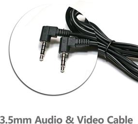 img 2 attached to EDO Tech 10ft 3.5mm AV Cable for Philips Dual Screen Portable DVD Player | Screen-to-Screen Compatible