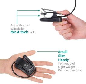 img 2 attached to 🔦 Amber Rechargeable 7 LED Eye-Care Book Light with Blue Light Blocking for Optimal Reading Experience