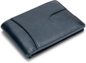 img 1 attached to Premium Leather Wallet with Pocket Billfold and RFID Blocking – Essential Men's Accessory