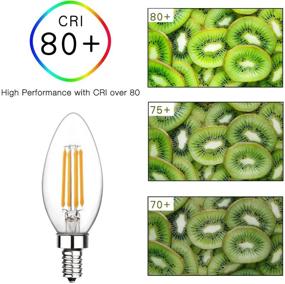 img 2 attached to 💡 Superior Svater Equivalent Candelabra Filament Non Dimmable: A High-Performance Lighting Solution