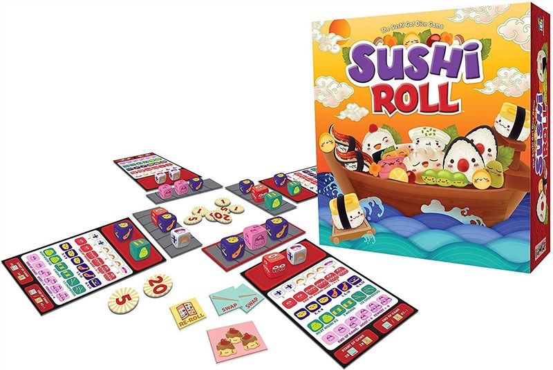 sushi roll go dice game 로고