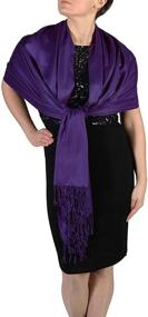 img 3 attached to Pashmina Colors Fashion Fringe Forest Women's Accessories for Scarves & Wraps