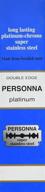 🪒 personna blue razor blades - pack of 200 double edge blades - personna double edge razor blades logo