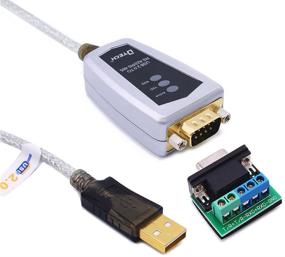 img 4 attached to 🔌 DTECH USB to RS422 RS485 Serial Port Converter Adapter Cable - Support for Windows 10 8 7 XP Mac - High-Quality 1.5 Feet Cable with FTDI Chip