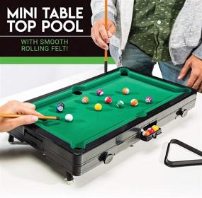 img 3 attached to Ultimate Indoor Game Set: Franklin Sports Table Top Sports Game - 5-in-1 Sports Center for Tabletop Soccer, Basketball, Hockey, Bowling + Pool