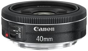 img 1 attached to Canon EF 40mm f/2.8 STM Lens - Fixed Black (6310B002) for US Cameras