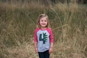 img 3 attached to 🦖 Dinosaur Spikes 4th Birthday Shirt for Boys: Celebrate Your 4 Year Old Birthday Boy with Dino Four T-Shirt Raglan Tee