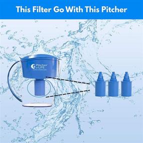 img 2 attached to 🍹 Revitalize Your Drinks with Pitcher Life Filters Set 3