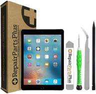 📱 high-quality repair parts plus kit for ipad mini 2 screen replacement - premium glass touch digitizer kit (7.9", a1489, a1490, a1491) with tools, home button, and ic connector - black logo