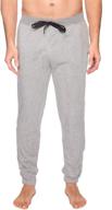 fleece lined jogger lounge pants logo