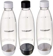 🍾 efficient 1-liter sodastream carbonating bottle 3-pack for play and source soda makers: enhance your carbonation experience логотип