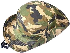 img 3 attached to 🧢 Fishman Cap Packable Sun Hat Bucket for Boys in Camouflage - Suggested for 7-14 Years Old Kids (Camo-1, 56cm)