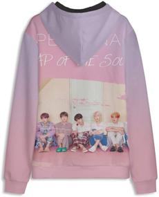 img 2 attached to Aopostall Jungkook Hoodie Sweatshirt Sweater Boys' Clothing for Fashion Hoodies & Sweatshirts