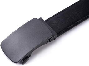 img 1 attached to Xhtang Ratchet Automatic Buckle Leather Men's Accessories and Belts