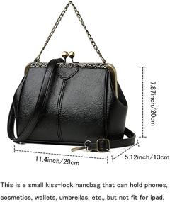 img 3 attached to Segater Handbag Leather Shoulder Satchels Women's Handbags & Wallets and Satchels