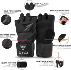 img 3 attached to WYOX Boxing Wraps Gloves Inner