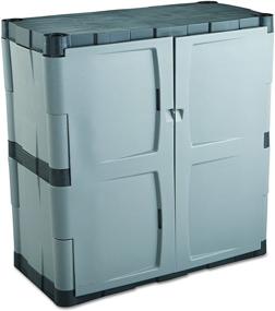 img 4 attached to 🚪 Rubbermaid FG708500MICHR Double Door Storage Cabinet