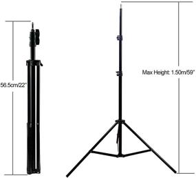 img 2 attached to Adjustable Aluminum Portable Lightweight Photography