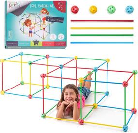 img 4 attached to Kids Kipipol Fort Building Kit: Boost Creativity and Playful Learning