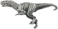 🦖 exquisite handcrafted prehistoric animal and dinosaur pins - t-rex, triceratops, velociraptor, pterodactyl, stegosaurus, brontosaurus, woolly mammoth, saber tooth tiger, dunklesosteus, elasmosaur logo