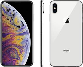 img 2 attached to Renewed Apple iPhone XS, US Version, Silver, 64GB - AT&T