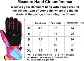 img 1 attached to Momoon Gloves Waterproof Screen Winter Outdoor Recreation for Outdoor Clothing