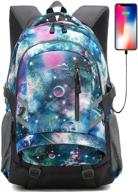 💼 anti theft travel laptop backpack with usb charging port for college, school, and business use logo