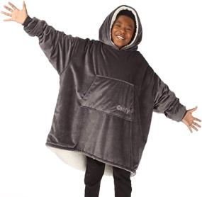 img 4 attached to 🧸 The Comfy Original JR: Oversized Sherpa Blanket for Kids Featured on Shark Tank