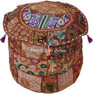 stylo culture traditional patchwork embroidered home decor and poufs логотип