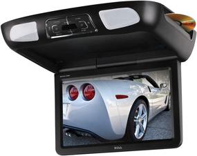 img 4 attached to 🚗 BOSS Audio BV10.1MC 10.1-Inch Flip-Down Car Monitor with DVD CD MP3 USB SD, FM Transmitter, Black Grey Tan Interchangeable Housing Options, 2 Dual-Channel Wireless Headphones, Wireless Remote