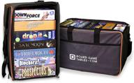 🎒 ultimate board game bag backpack with shoulder straps: organize and carry your games effortlessly logo