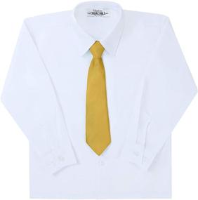 img 3 attached to 👔 Pre-tied Boys Necktie for Uniforms - Boys' Accessories