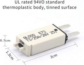 img 1 attached to ⚡️ ZOOKOTO 25A Manual Reset Mini ATM Blade Style Circuit Breaker Footprint Circuit Protector - 28V DC Power