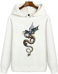 img 2 attached to 🐉 Transform Your Wardrobe with ARTEM Colored Dragon Iron On Decals - High-Quality Heat Transfer Vinyl DIY T-Shirt Jacket Appliques