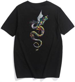 img 1 attached to 🐉 Transform Your Wardrobe with ARTEM Colored Dragon Iron On Decals - High-Quality Heat Transfer Vinyl DIY T-Shirt Jacket Appliques