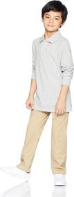 img 2 attached to Amazon Essentials Straight Front Uniform Boys' Clothing ~ Pants