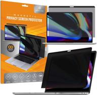 16-inch macbook pro magnetic privacy screen by roocase (2019, 2020) - anti-glare mac privacy filter with camera view logo